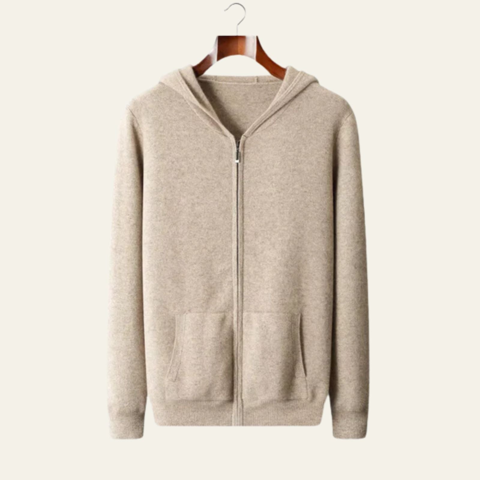 The Lucerne Merino Wool Zipper Hoodie