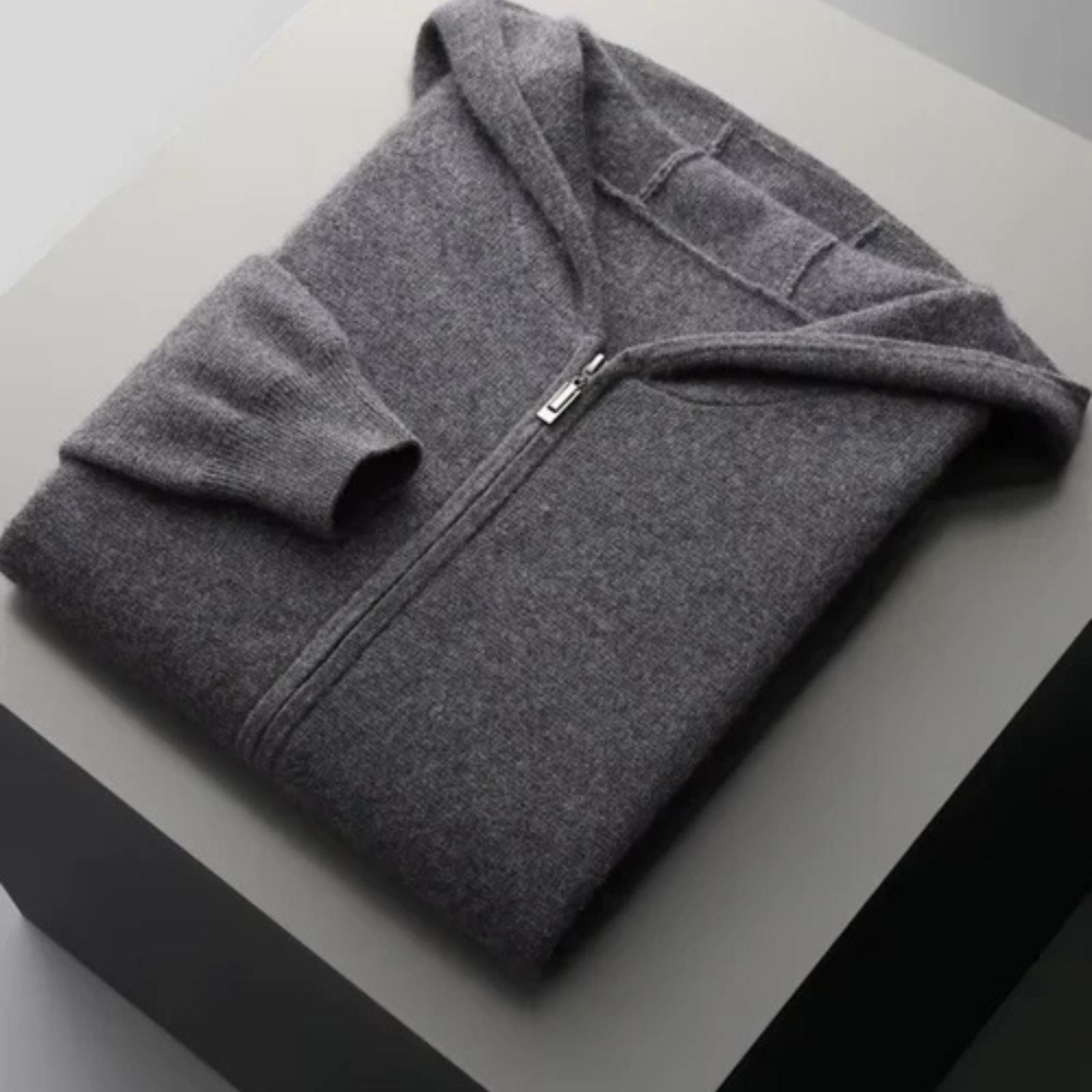 The Lucerne Merino Wool Zipper Hoodie