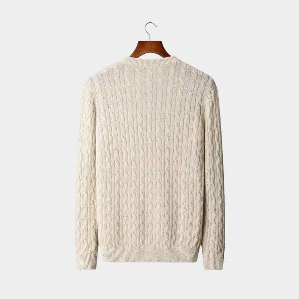 The Montreux Merino Wool Cable Sweater